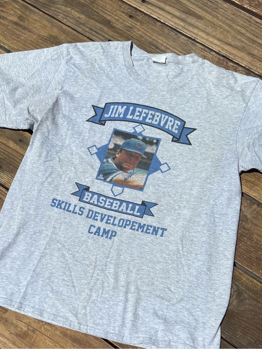 Large - Cotton - 90s Baseball Camp Tshirt